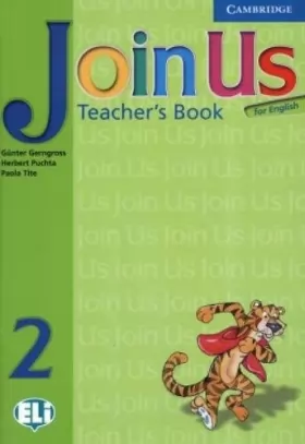 Couverture du produit · Join In Teacher's Book 2 French edition