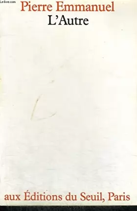 Couverture du produit · L'Autre