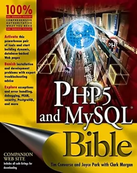 Couverture du produit · PHP5 and MySQL® Bible