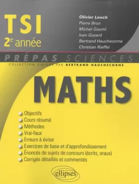 Couverture du produit · Mathématiques TSI 2e année