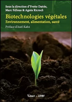 Couverture du produit · Biotechnologies végétales
