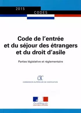 Couverture du produit · Code de l'entrée et du séjour des étrangers et du droit d'asile - codes 20055.