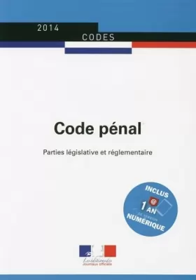 Couverture du produit · Code pénal - Brochure 20012 - inclus 1 an de version numérique