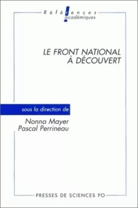 Couverture du produit · Le Front national à découvert, 2e édition