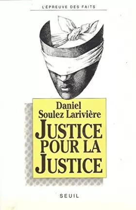 Couverture du produit · Justice pour la justice