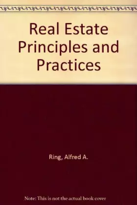 Couverture du produit · Real Estate Principles and Practices