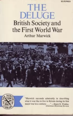 Couverture du produit · Deluge British Society and the First World War