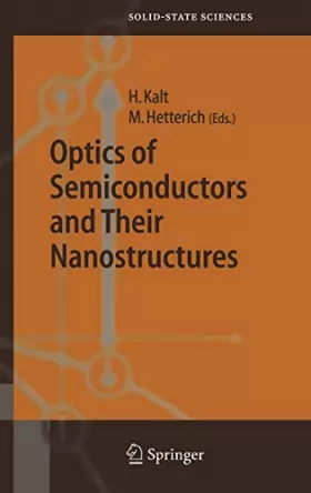 Couverture du produit · Optics Of Semiconductors And Their Nanostructures
