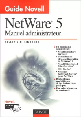 Couverture du produit · Guide Novell NetWare 5 : Manuel administrateur