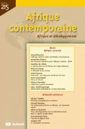 Couverture du produit · Afrique Contemporaine 20053 - N.215 Afrique Centrale