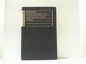 Couverture du produit · Ausonius (Wege der Forschung)