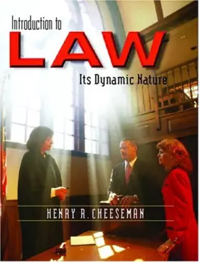 Couverture du produit · Introduction to Law: Its Dynamic Nature