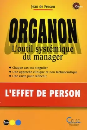 Couverture du produit · Organon, l'outil systémique du manager