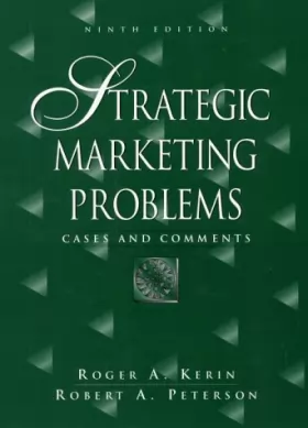Couverture du produit · Strategic Marketing Problems: Cases and Comments