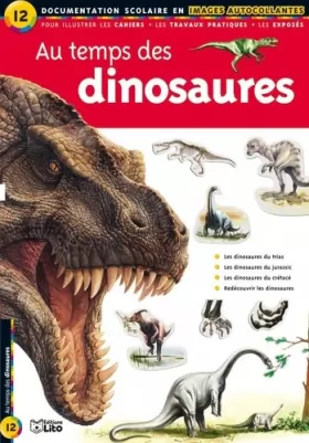 Couverture du produit · Au temps des dinosaures : Documentation scolaire en images autocollantes - Dès 7 ans (périmé)