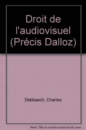 Couverture du produit · DROIT DE L'AUDIOVISUEL 3E