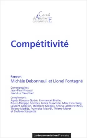 Couverture du produit · Compétitivité (Rapport du CAE n.40)