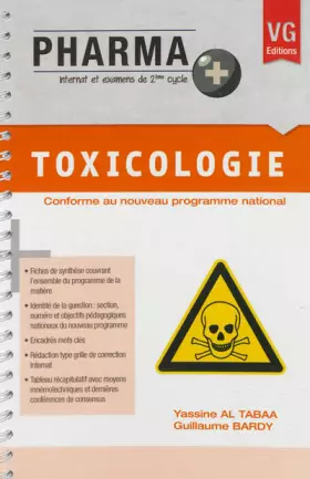Couverture du produit · Toxicologie