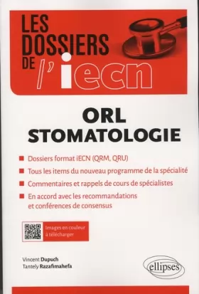 Couverture du produit · ORL Stomatologie