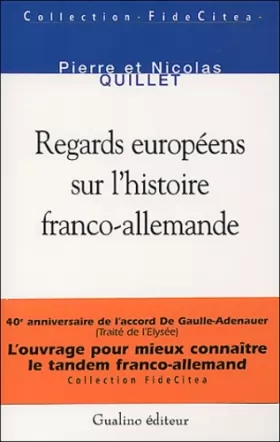 Couverture du produit · Regards européens sur l'histoire Franco-Allemande