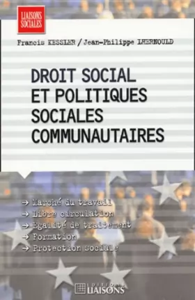 Couverture du produit · Droit social et politiques sociales communautaires