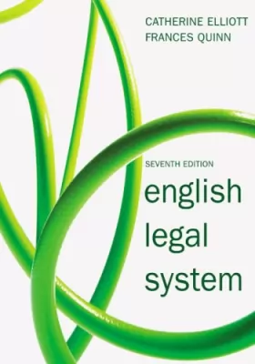 Couverture du produit · English Legal System 7th edition