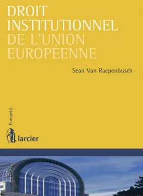 Couverture du produit · Droit institutionnel de l'union européenne