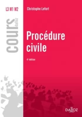 Couverture du produit · Procédure civile - Réimpression - 4e éd.: Cours
