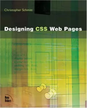 Couverture du produit · Designing CSS Web Pages