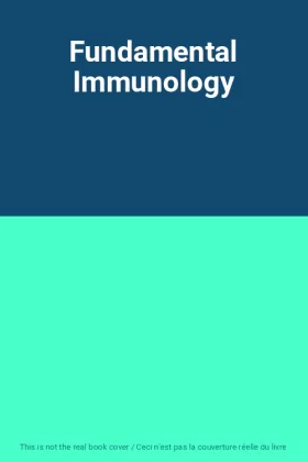 Couverture du produit · Fundamental Immunology
