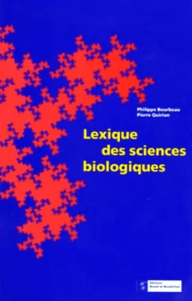 Couverture du produit · Lexique des sciences biologiques