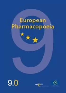 Couverture du produit · Pharmacopée européenne : 3 volumes, suppléments 9.0, 9.1 et 9.2
