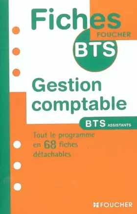 Couverture du produit · Gestion comptable BTS