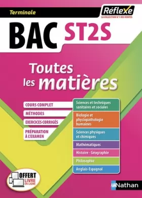 Couverture du produit · Toutes les matières Bac ST2S - Sciences et technologies de la santé et du social - Tle - Bac 2020 (05)