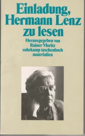 Couverture du produit · Einladung, Hermann Lenz zu lesen (Suhrkamp Taschen