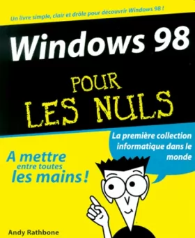 Couverture du produit · Windows 98 pour les nuls