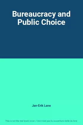 Couverture du produit · Bureaucracy and Public Choice