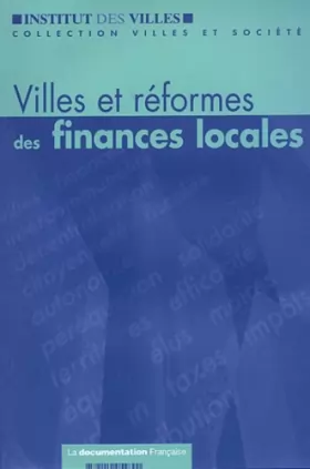 Couverture du produit · Villes et réformes des finances locales