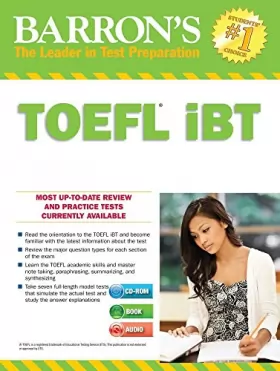 Couverture du produit · Barron's TOEFL iBT with MP3 audio CDs