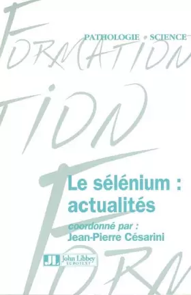 Couverture du produit · Le sélénium : actualités