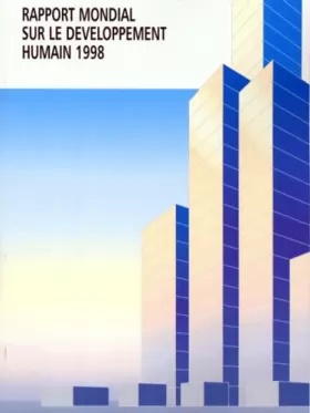 Couverture du produit · Rapport mondial sur le développement humain 1998