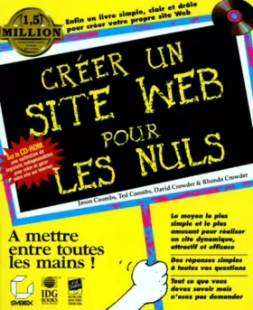 Couverture du produit · CREER UN SITE WEB POUR LES NULS. : Avec CD-ROM
