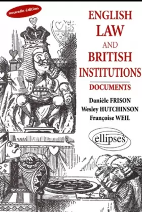 Couverture du produit · English Law and British Institutions