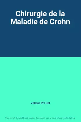 Couverture du produit · Chirurgie de la Maladie de Crohn