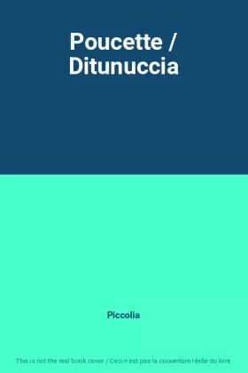 Couverture du produit · Poucette / Ditunuccia