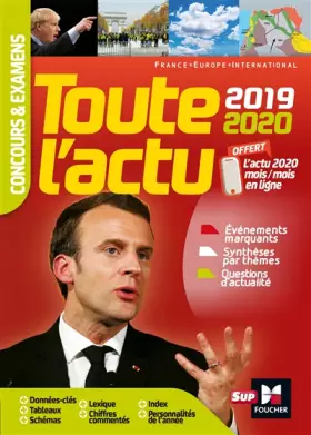 Couverture du produit · Toute l'actu 2019 - Concours & examens - Sujets et chiffres clefs de l'actualité 2020