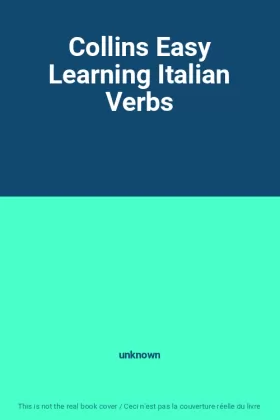 Couverture du produit · Collins Easy Learning Italian Verbs