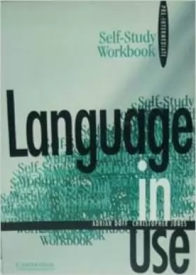 Couverture du produit · Language in Use Pre-intermediate Self-study workbook