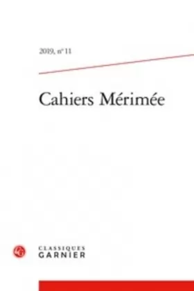 Couverture du produit · Cahiers Mérimée (2019) (2019, n° 11)