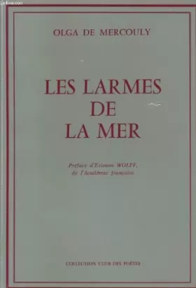 Couverture du produit · Les larmes de la mer